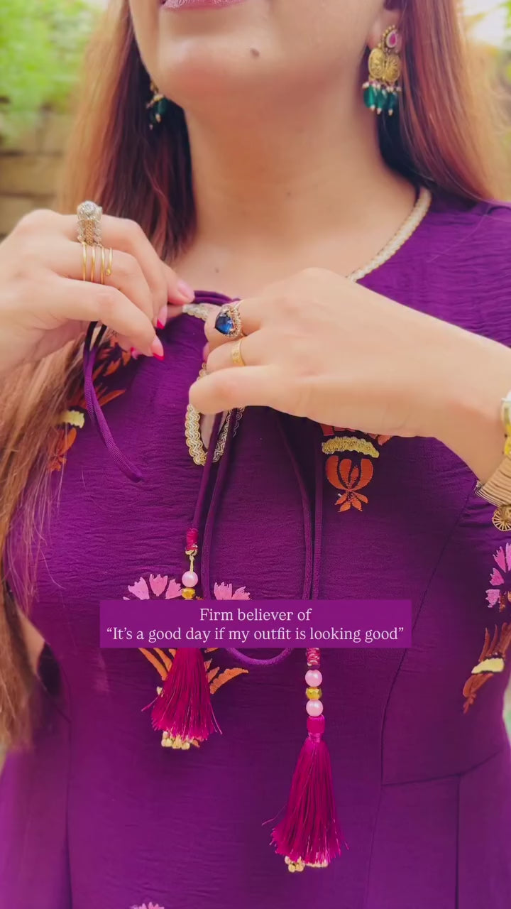 Crush the Violet Suit Set