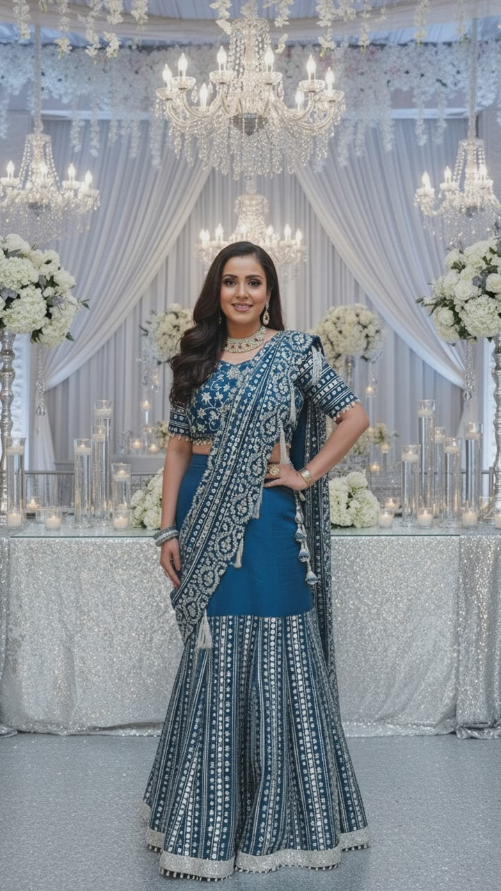 Bespoke Peacock Saree