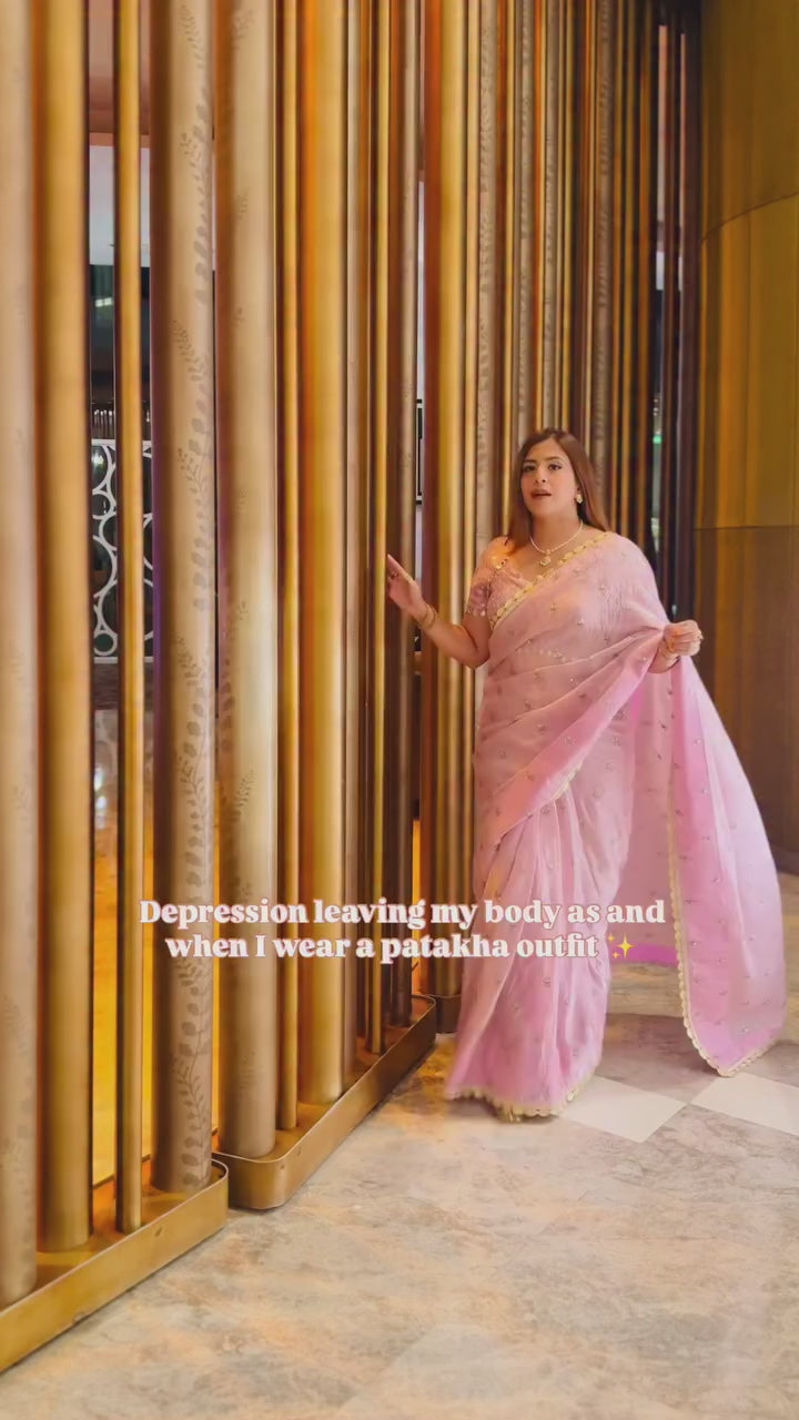 Lie in Lilac Summer Saree