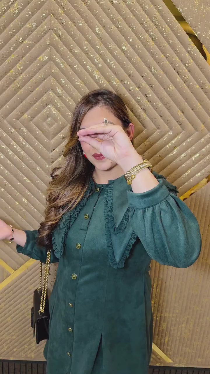 Green Visa Birthday Dress