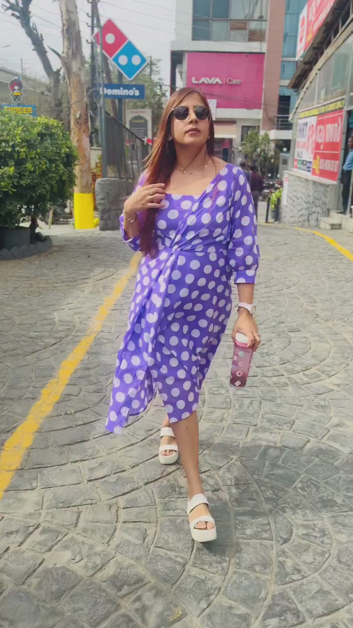 Lavender Love Drape Midi