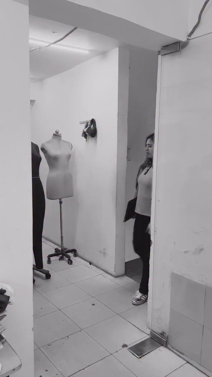 Mustard Fleece Top with Denim Fall Collar