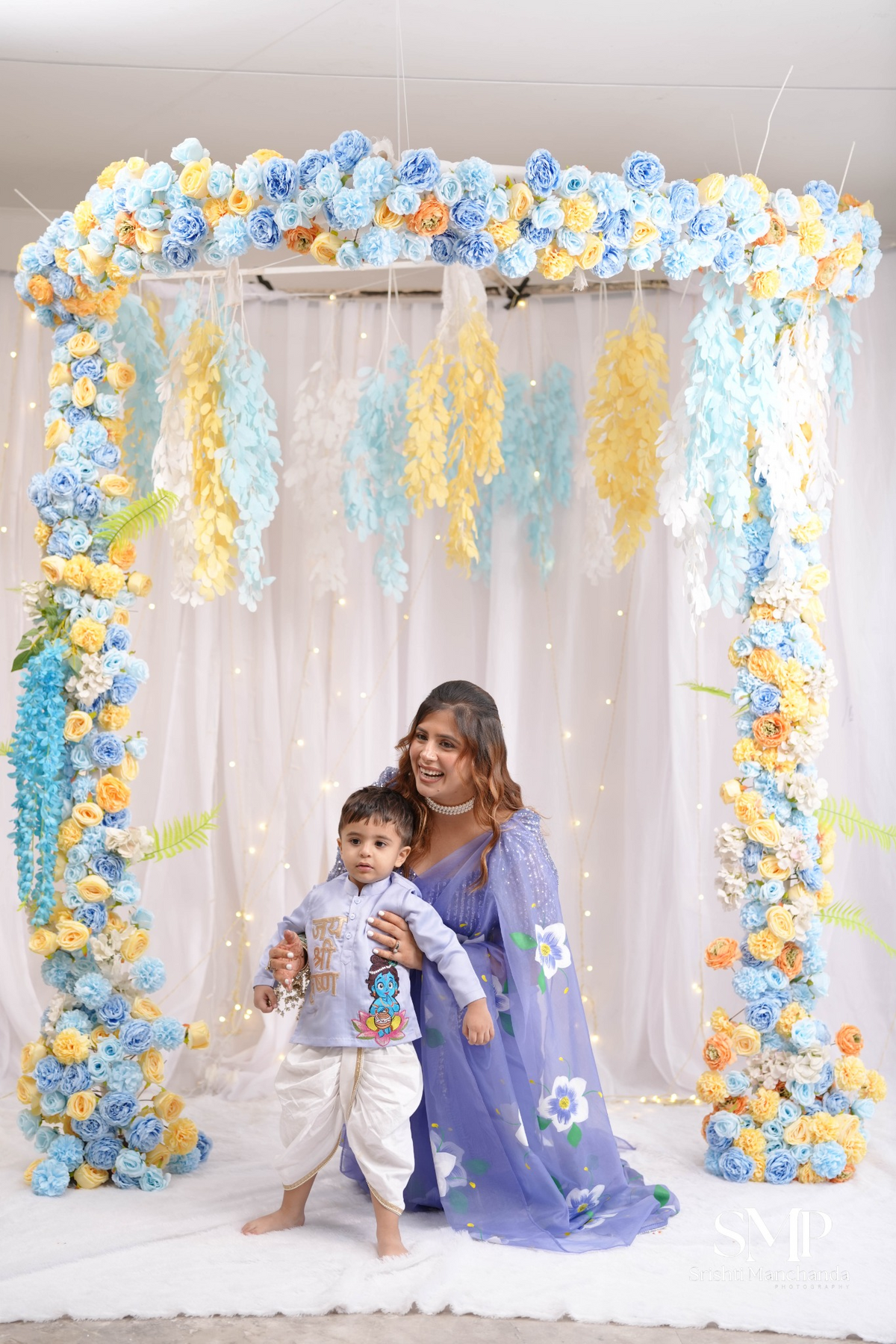 Ice Blue Kanha Poshak
