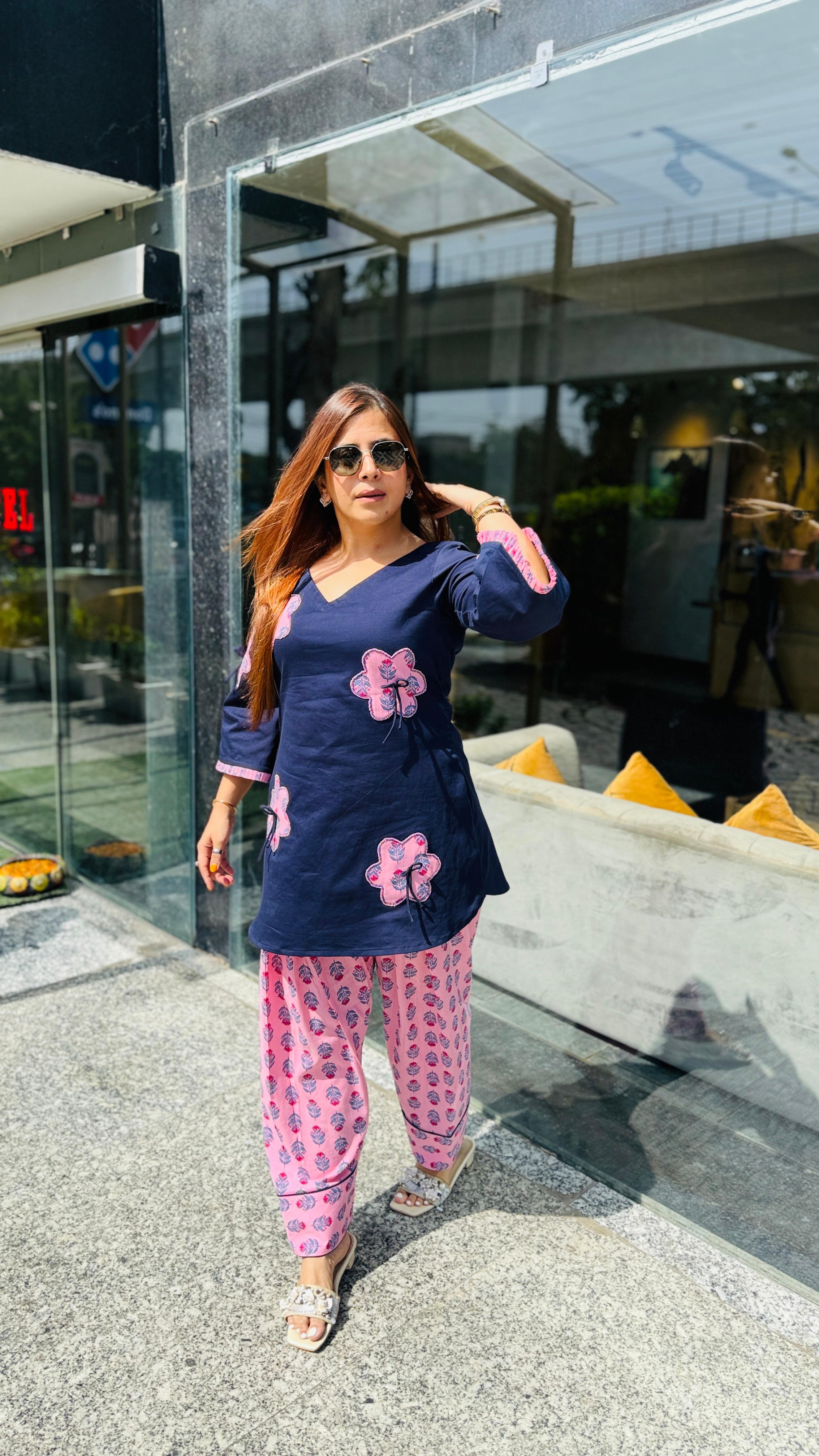 Pluck the Flower Farshi Co-Ord