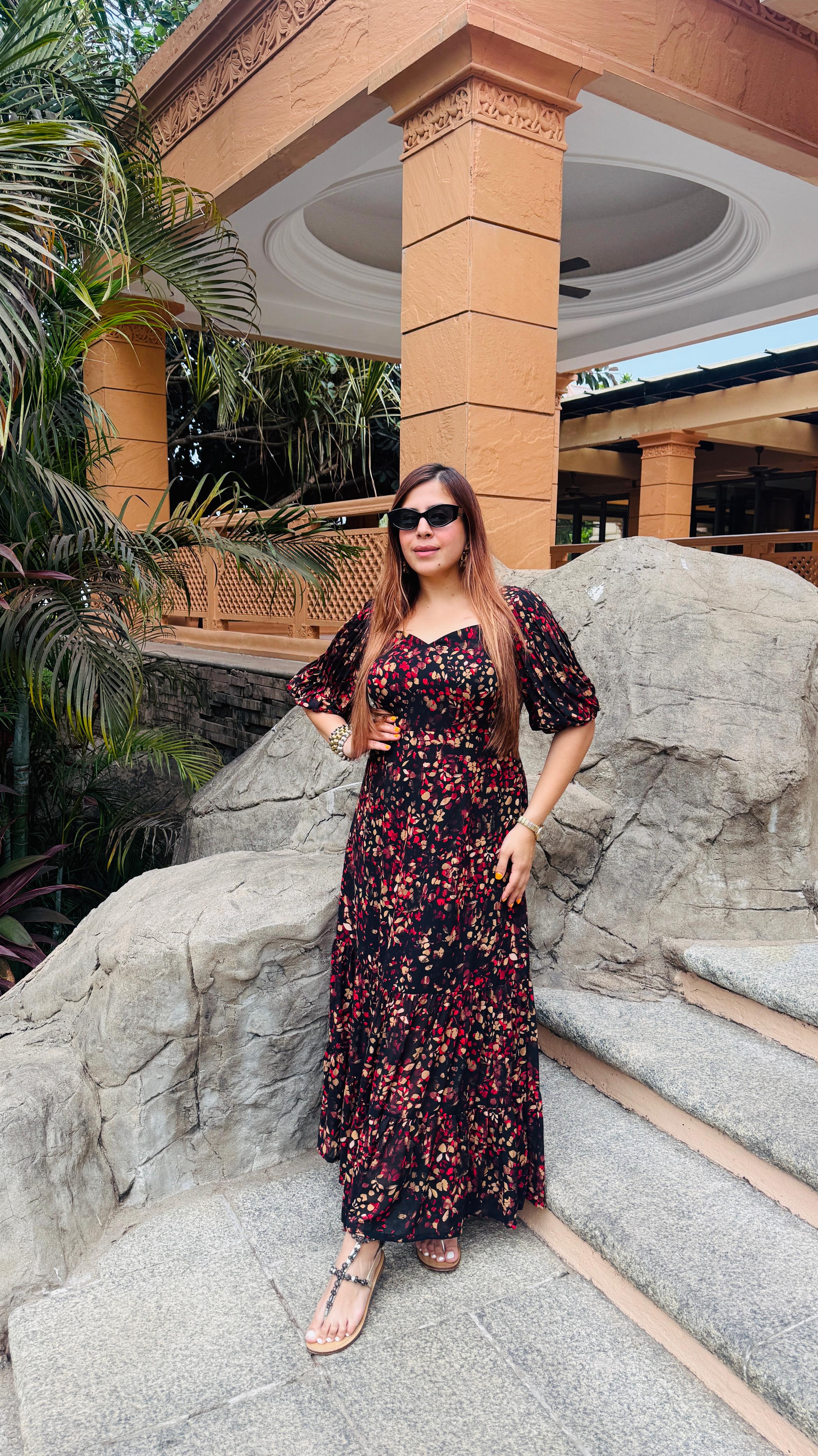 Black Berry Beach Dress