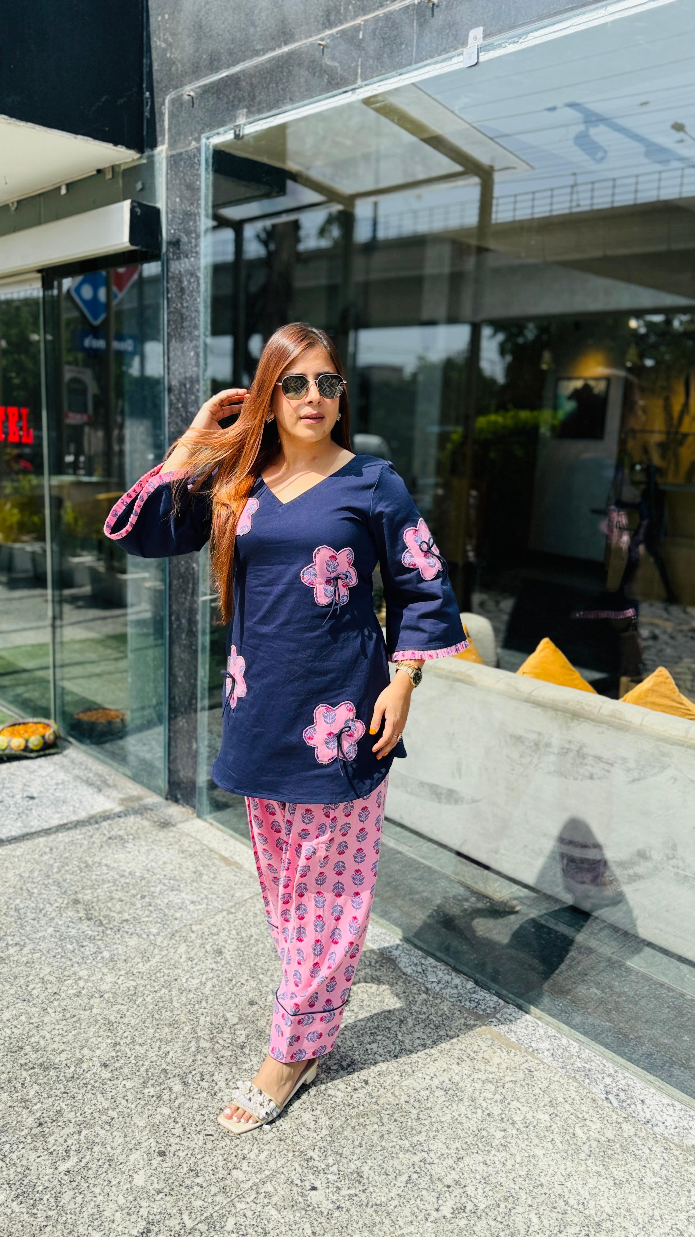 Pluck the Flower Farshi Co-Ord