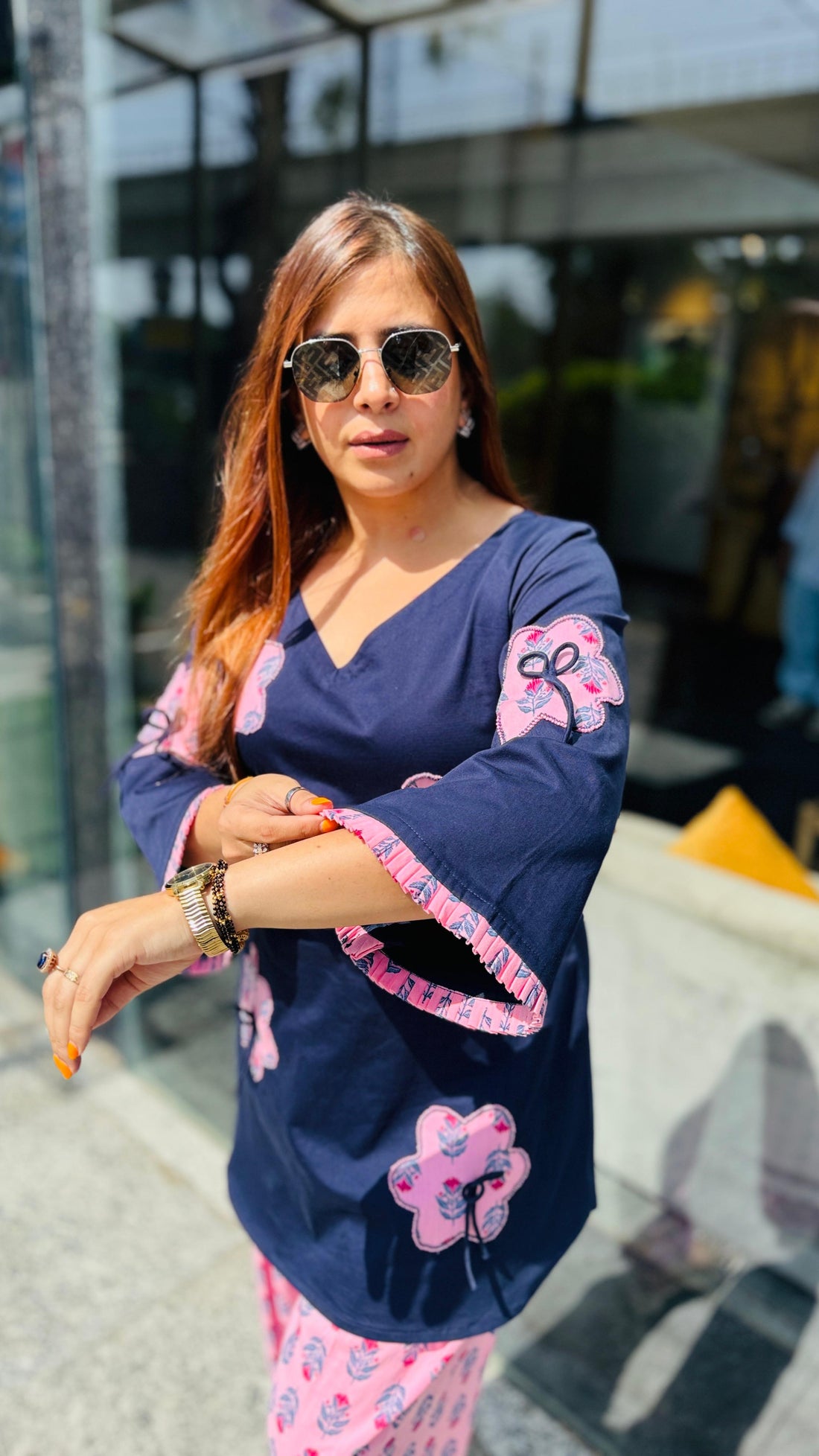 Pluck the Flower Farshi Co-Ord