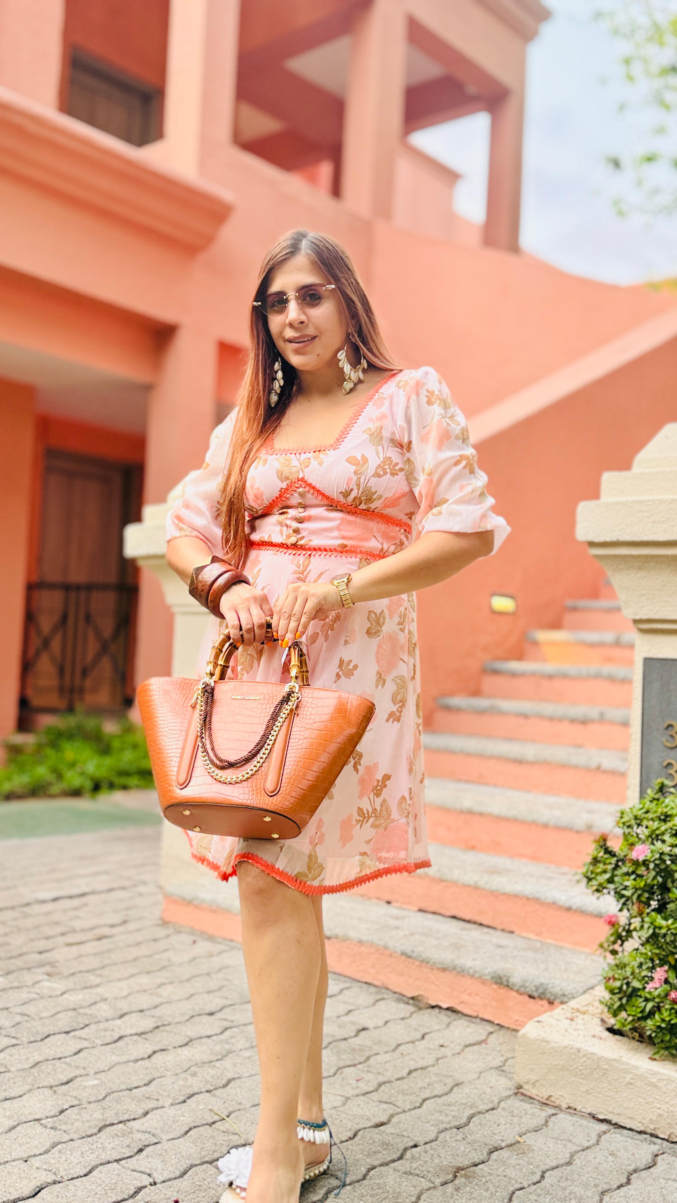 Peach Iced Tea Dress