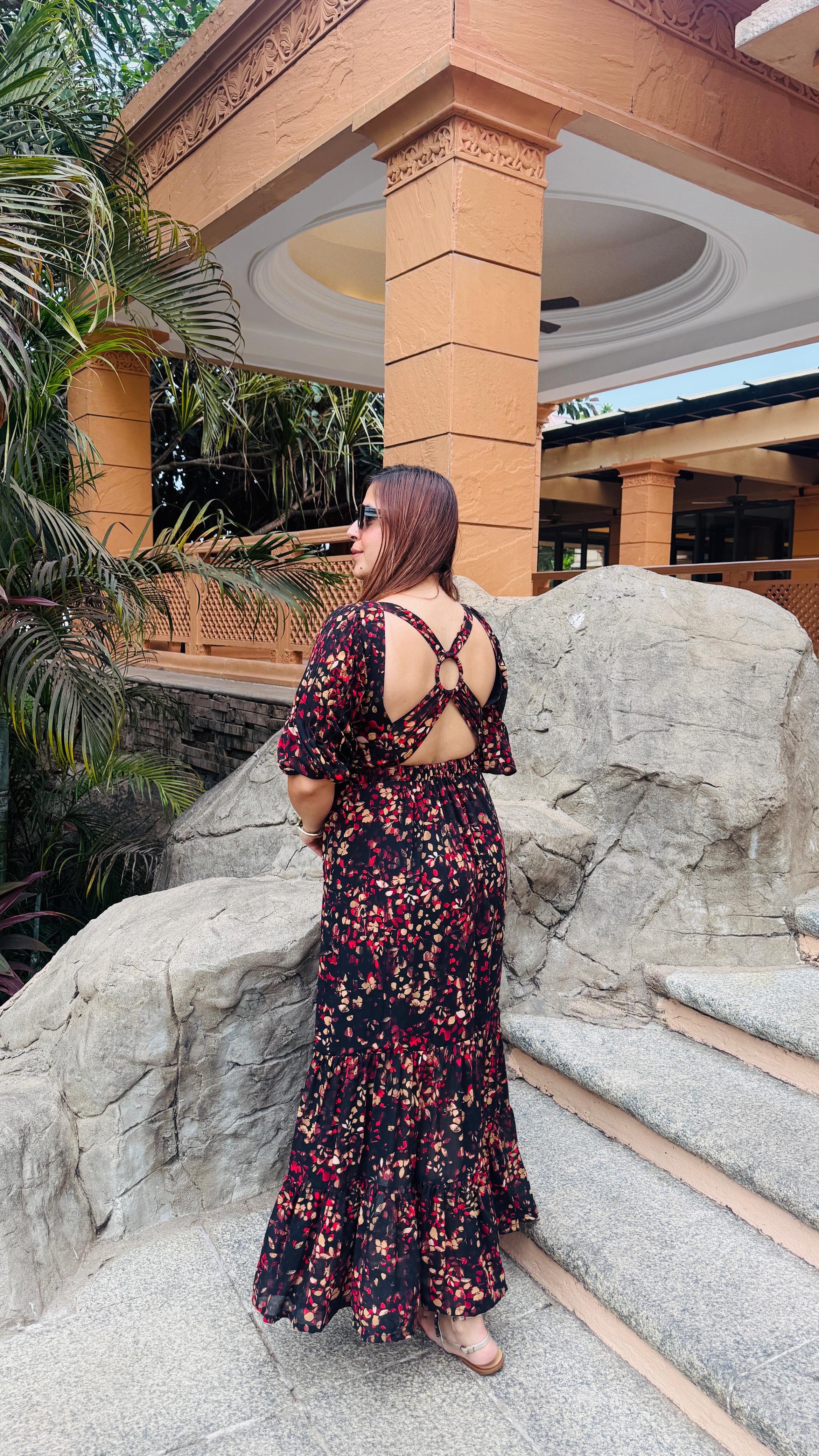 Black Berry Beach Dress