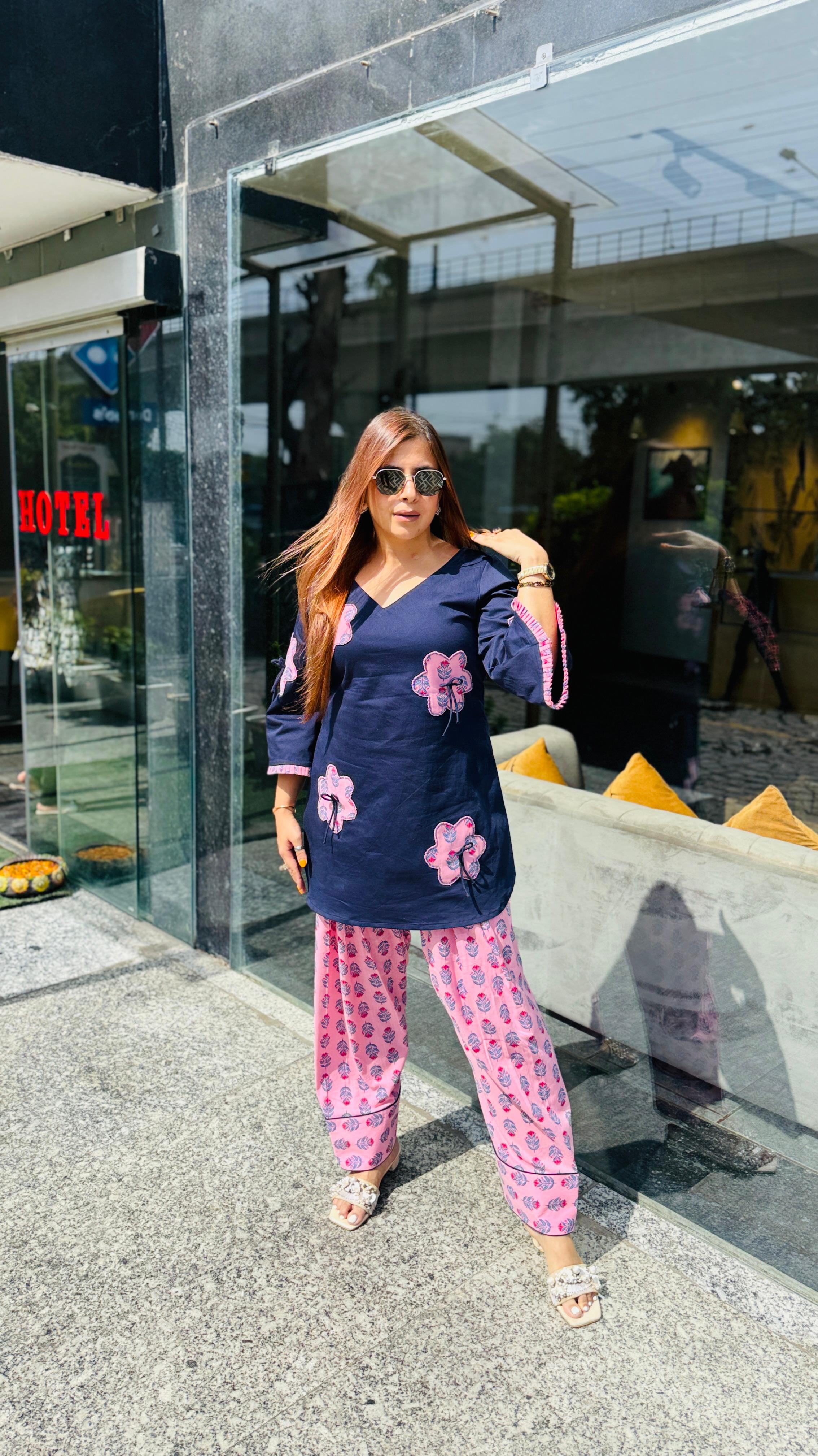 Pluck the Flower Farshi Co-Ord