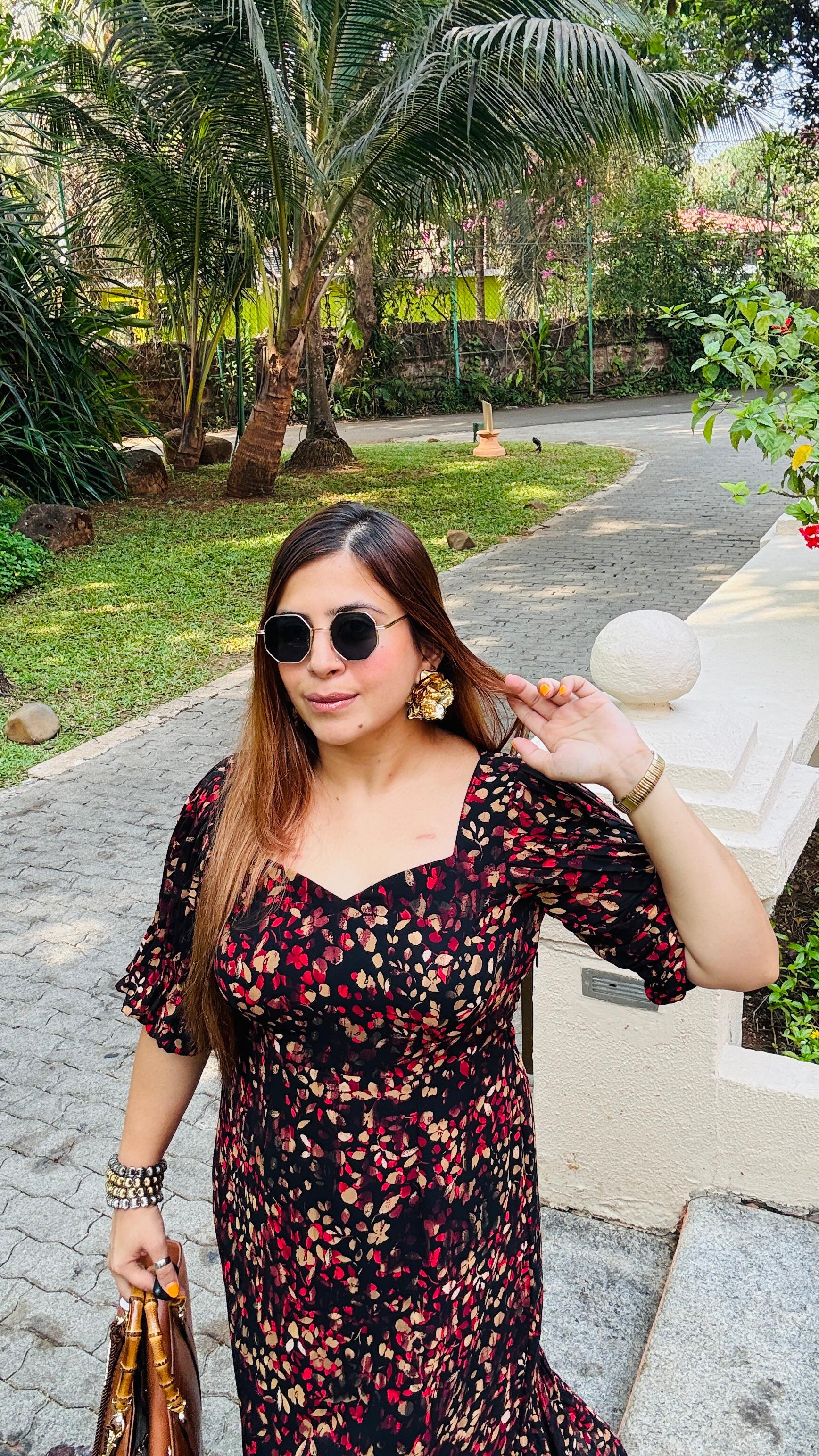 Black Berry Beach Dress