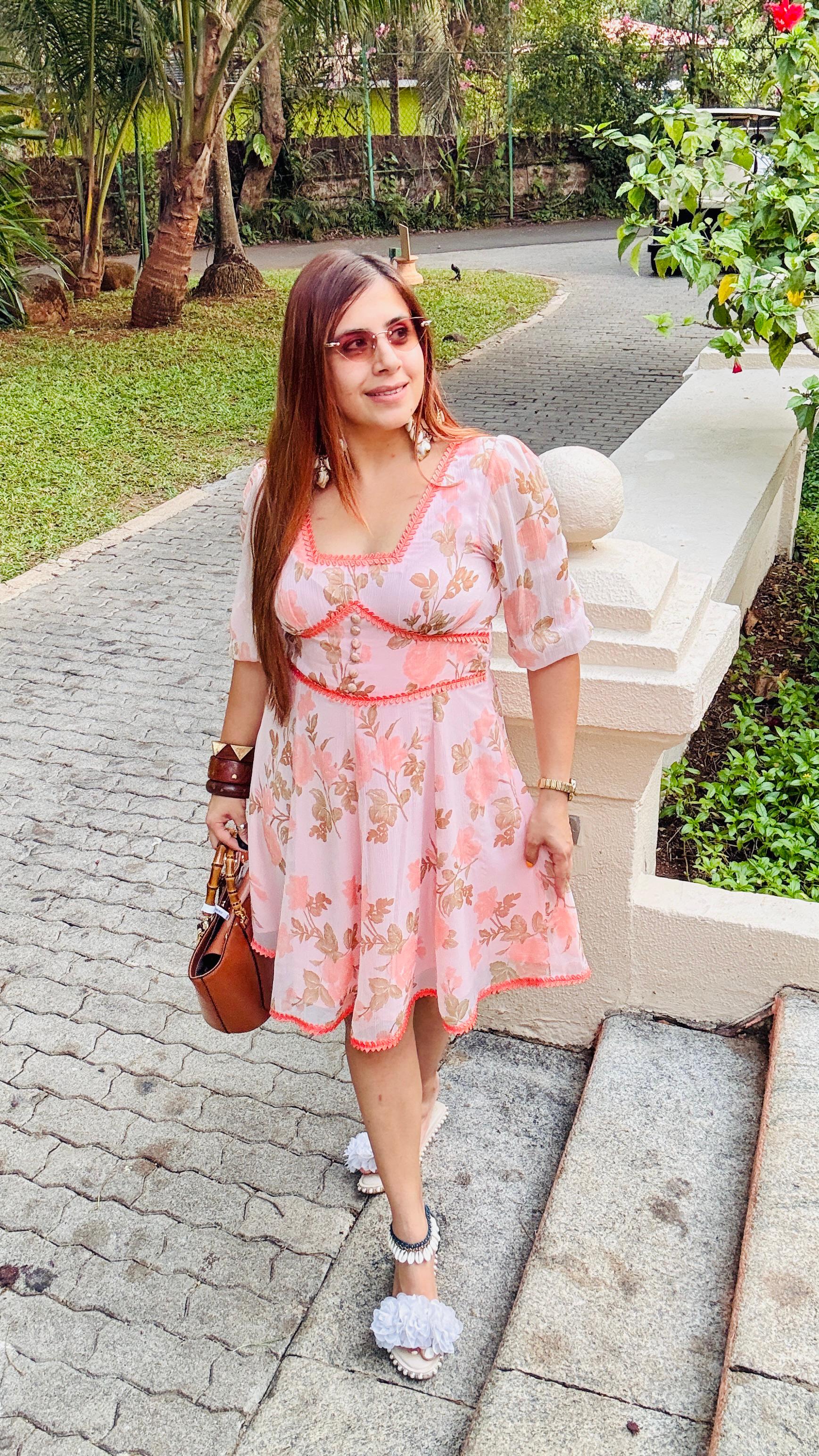 Peach Iced Tea Dress