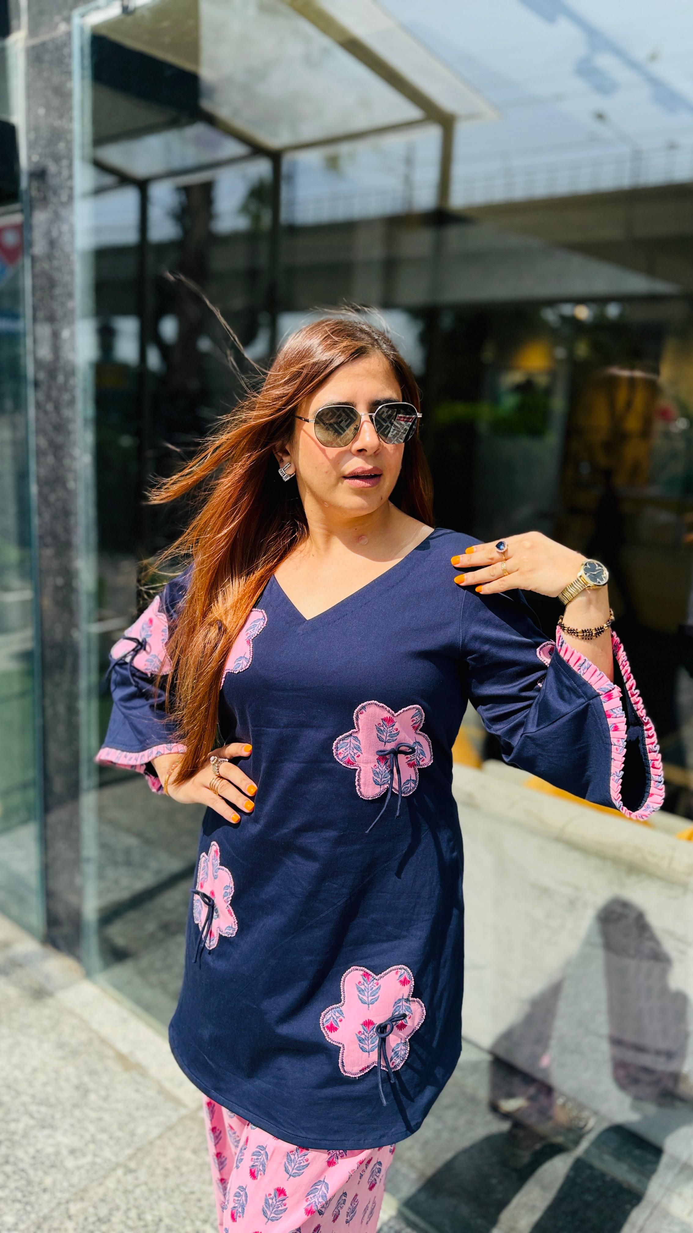 Pluck the Flower Farshi Co-Ord