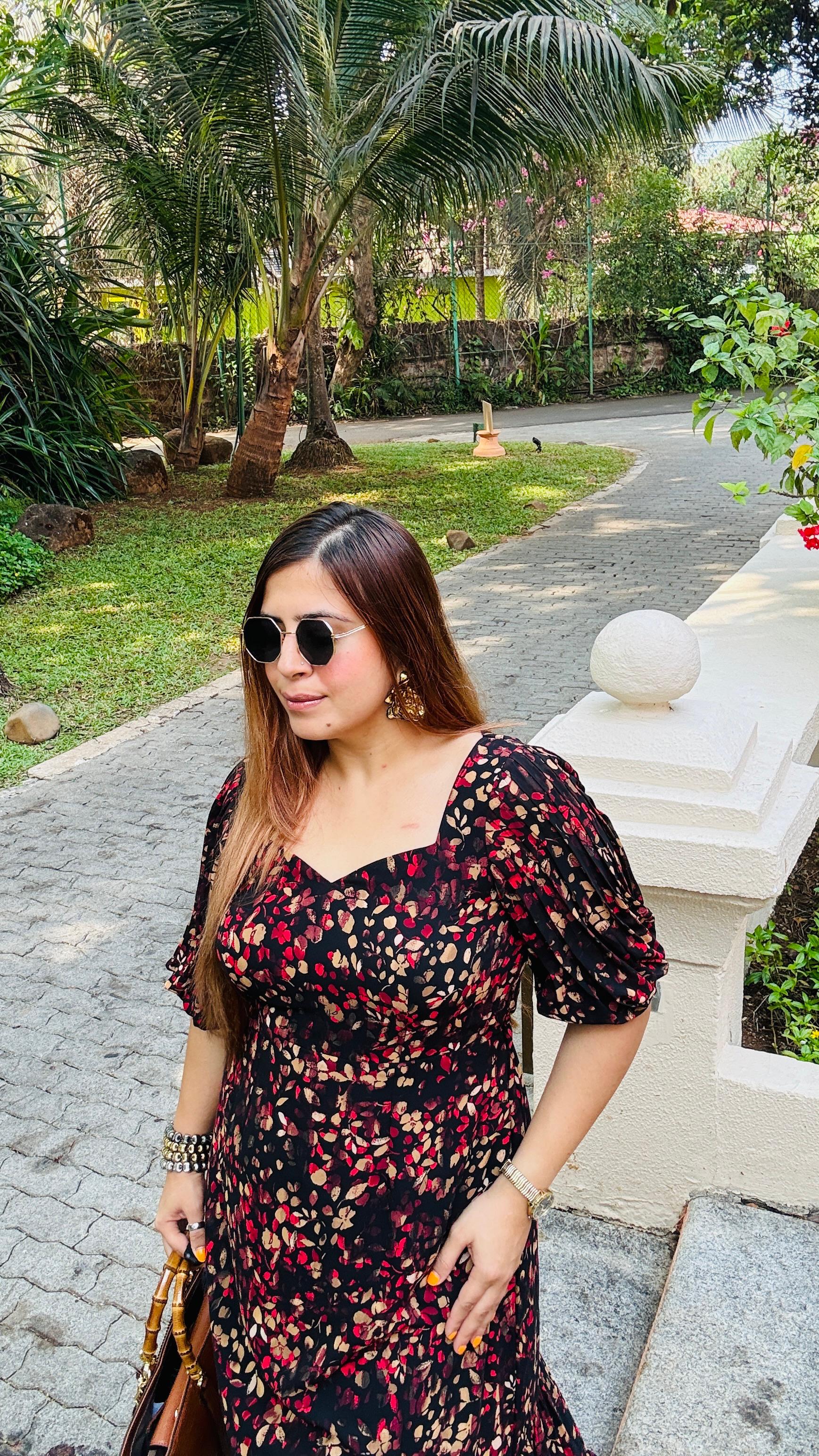 Black Berry Beach Dress