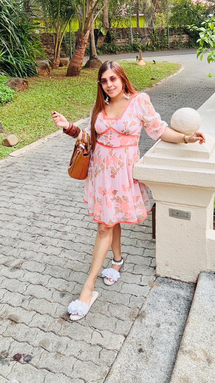 Peach Iced Tea Dress