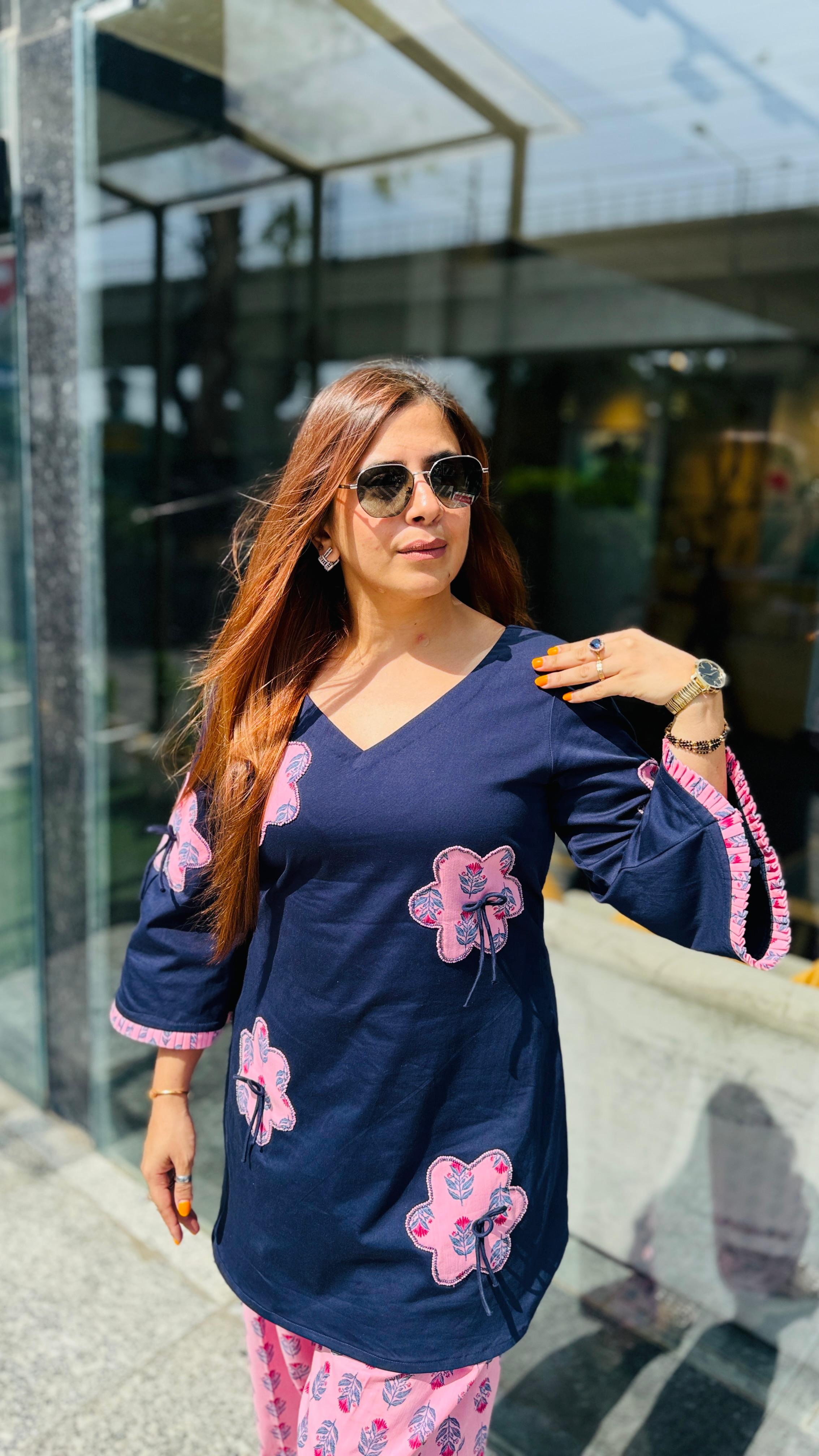 Pluck the Flower Farshi Co-Ord