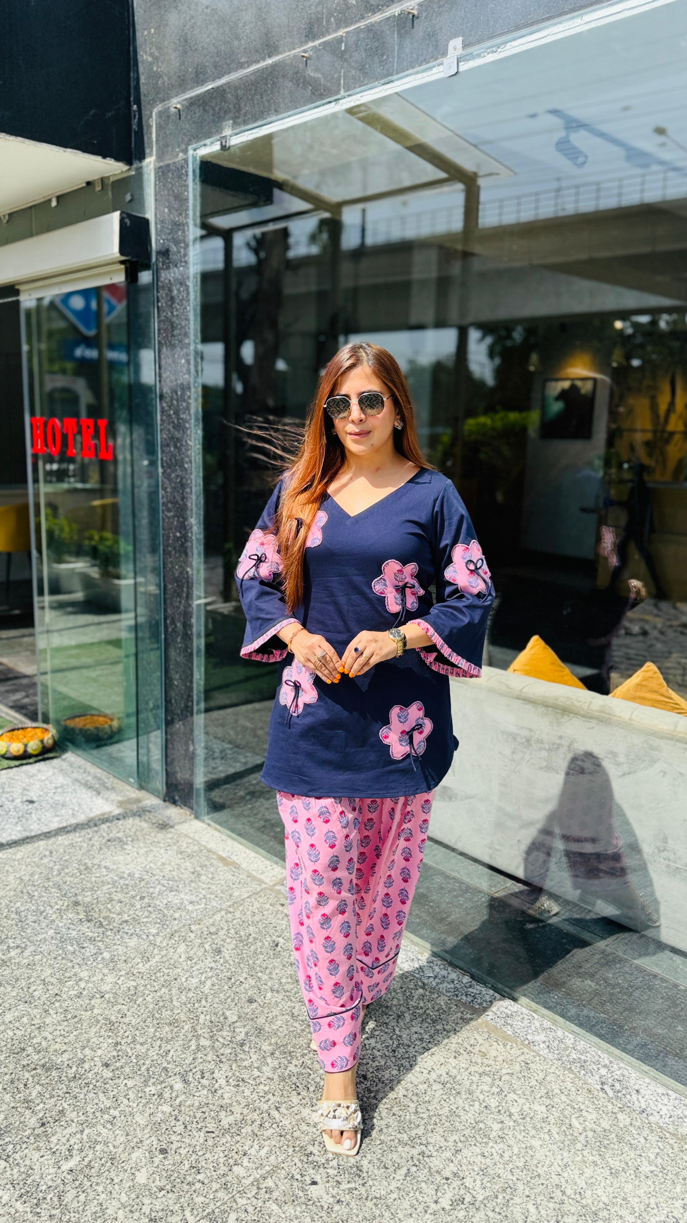 Pluck the Flower Farshi Co-Ord