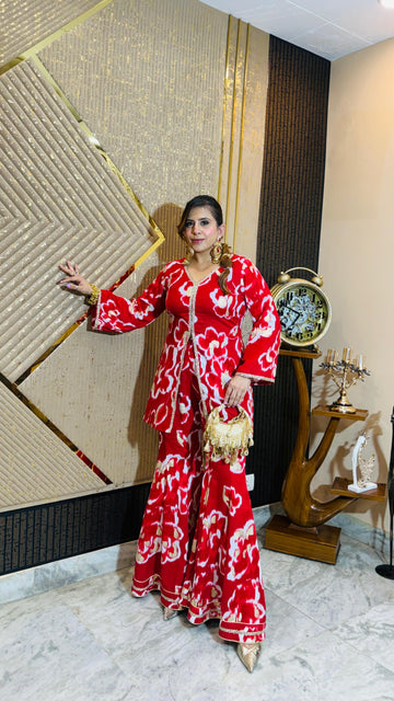 Laal Sakhi Garara Co-Ord