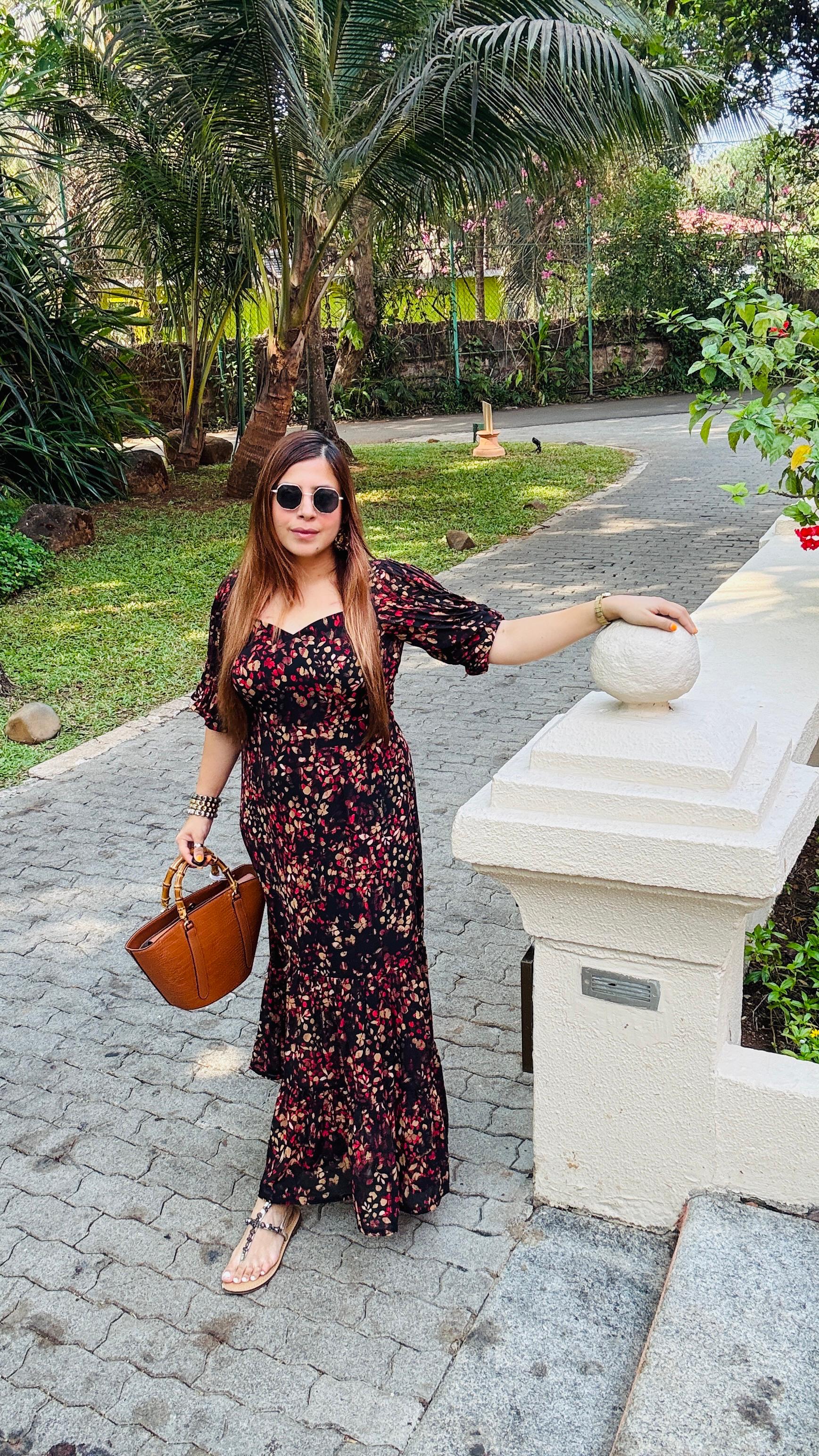 Black Berry Beach Dress