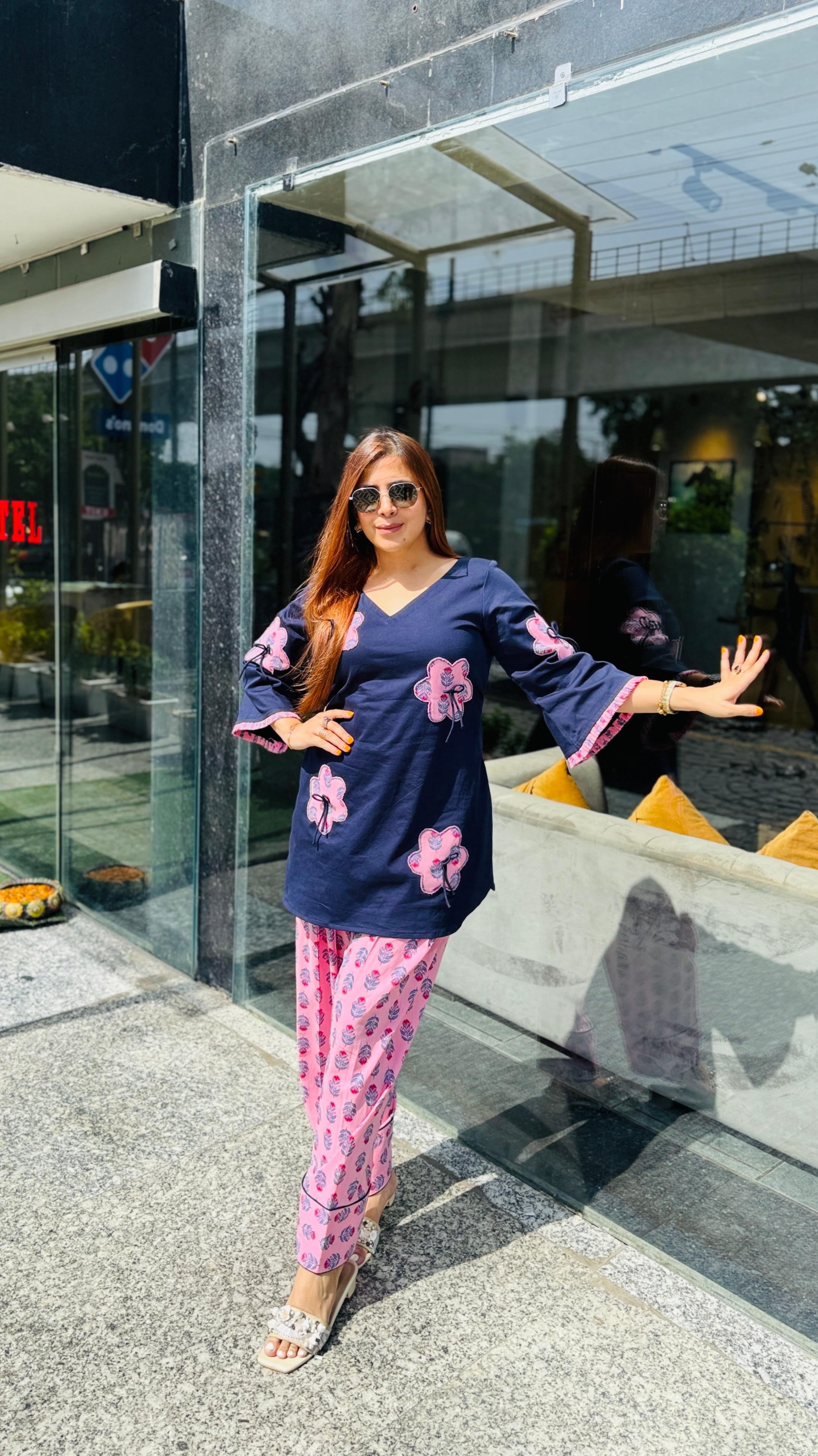 Pluck the Flower Farshi Co-Ord