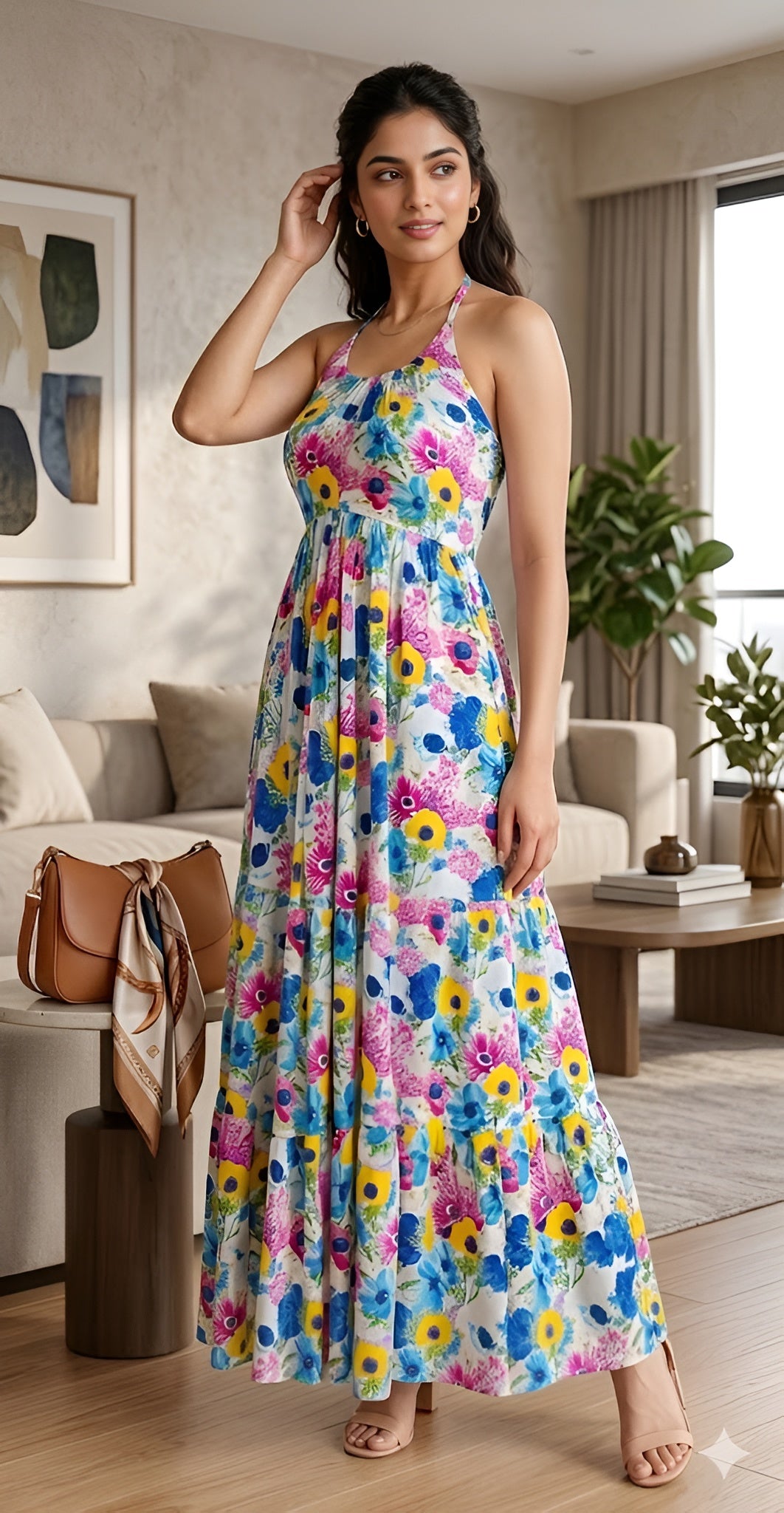 Summer Blossom Flow Maxi
