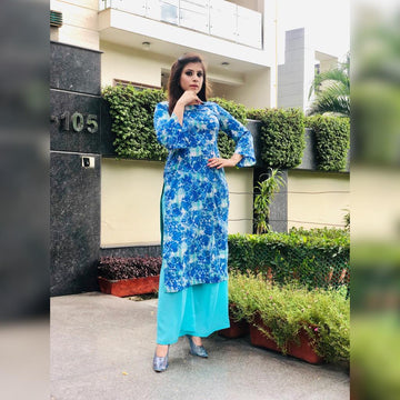 Sky Blue Summer Suit
