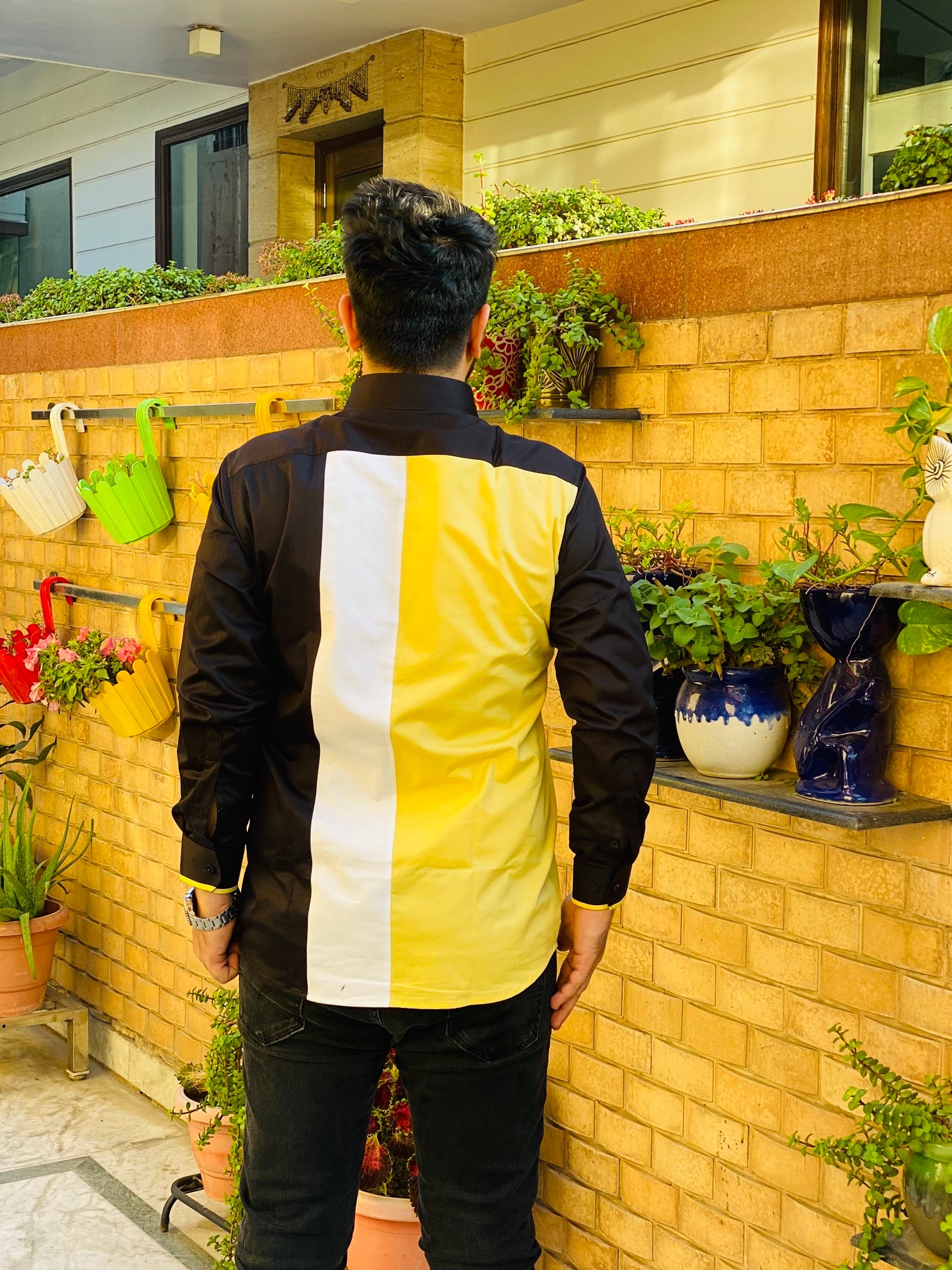 Menswear Tri Color Shirt