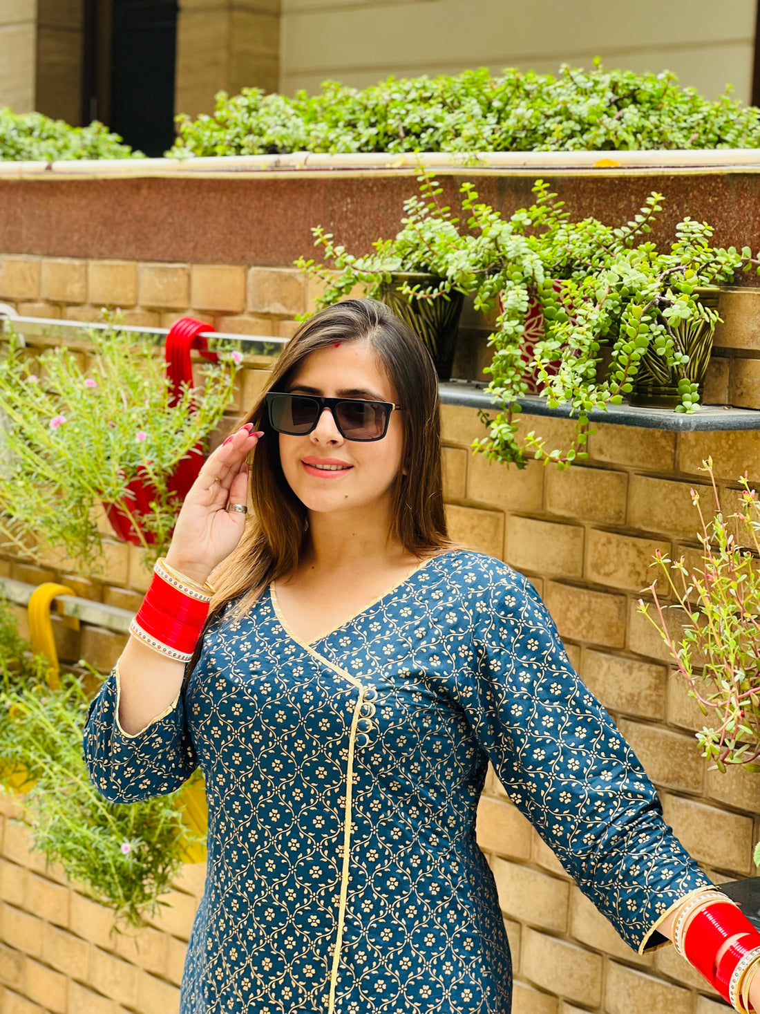 Emerald Cotton Kurti