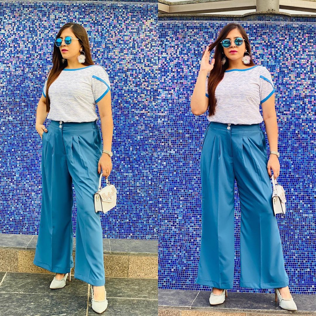 White Scribbled Co-Ord Set