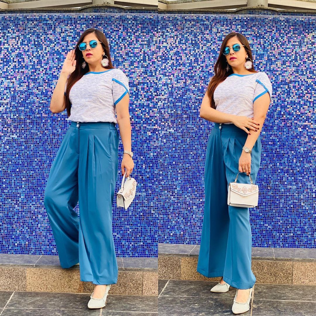 White Scribbled Co-Ord Set