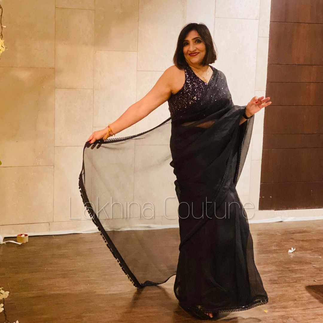 Black Sizzling Saree