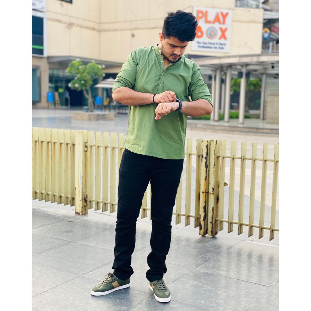 Menswear Olive Shirt