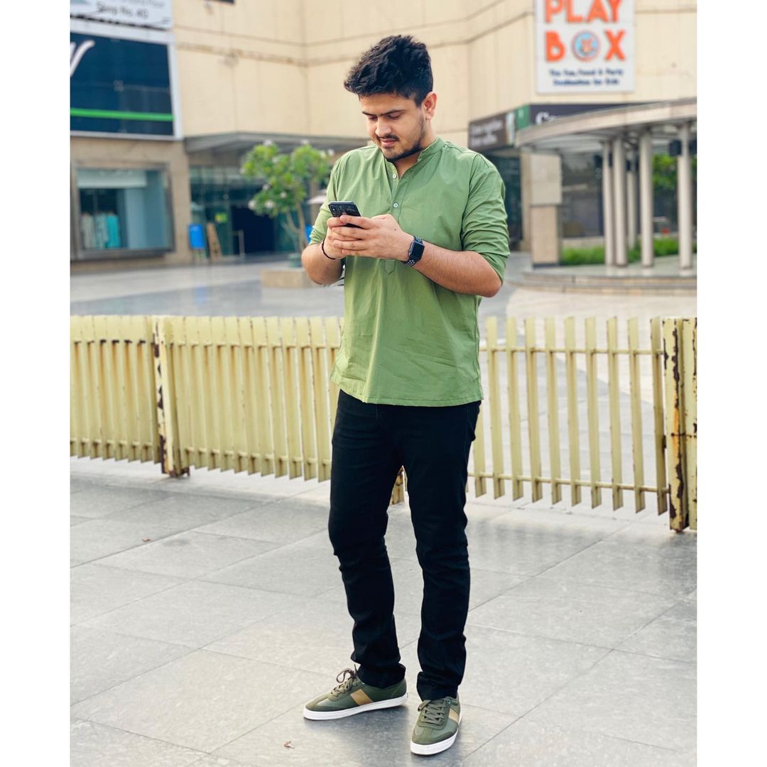 Menswear Olive Shirt