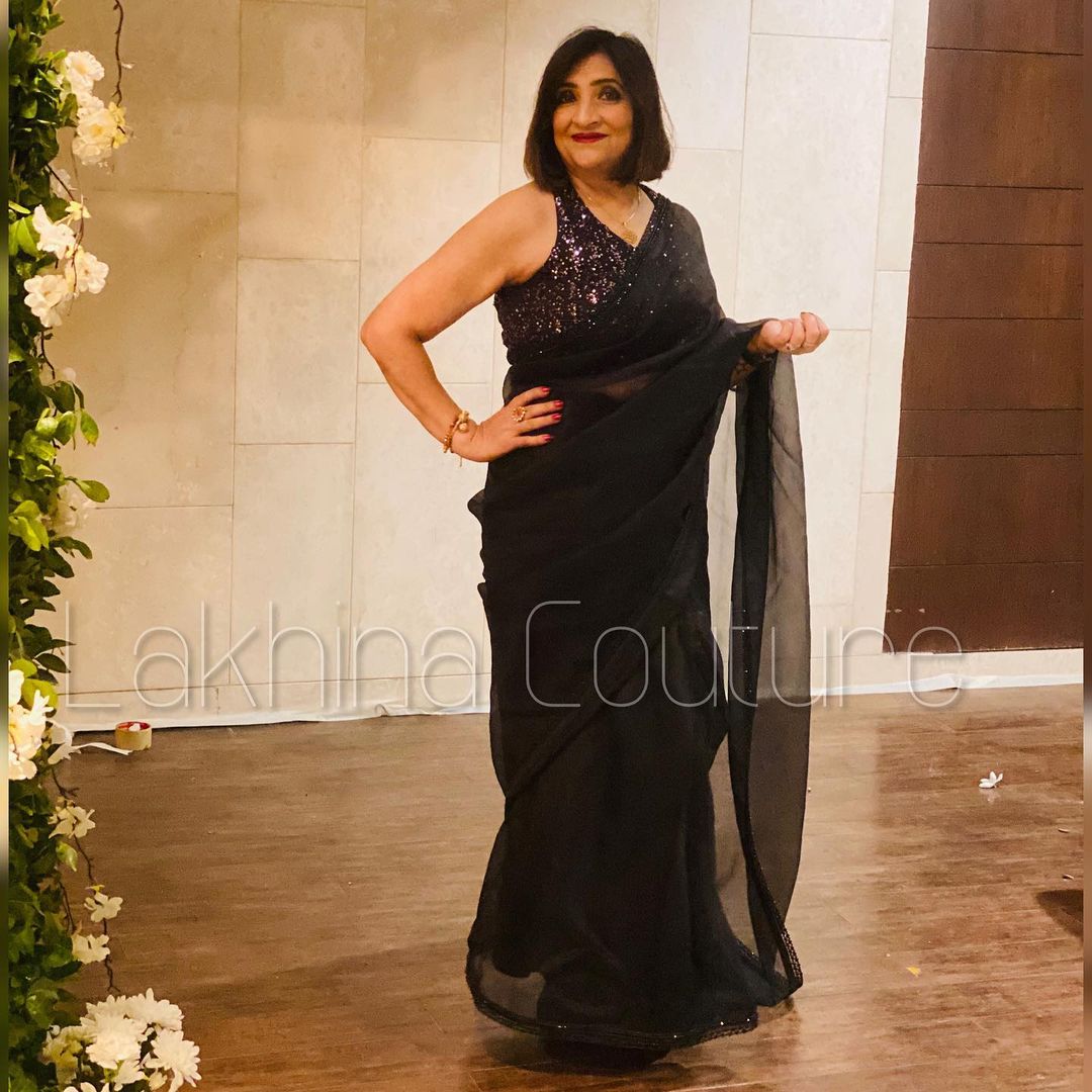 Black Sizzling Saree