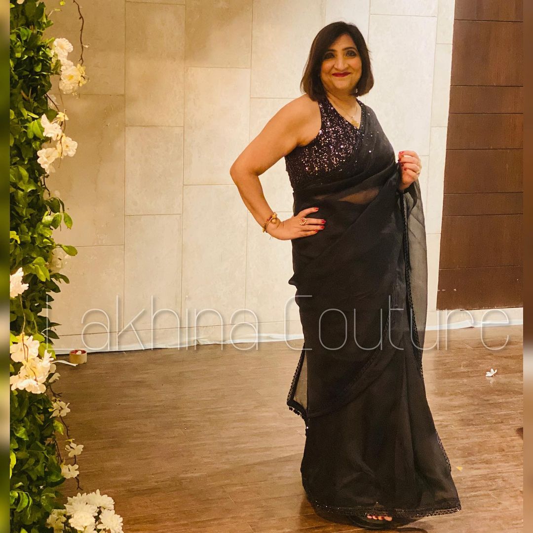 Black Sizzling Saree
