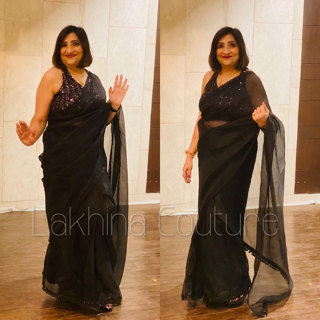 Black Sizzling Saree