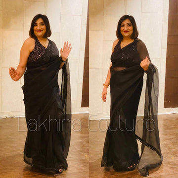 Black Sizzling Saree