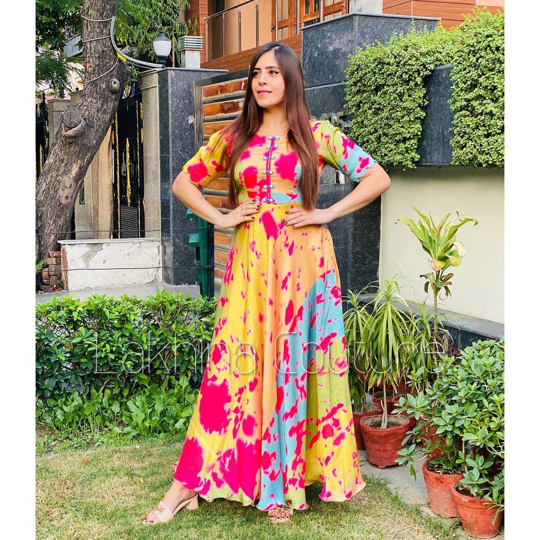 SS Multicoloured Beautiful Maxi
