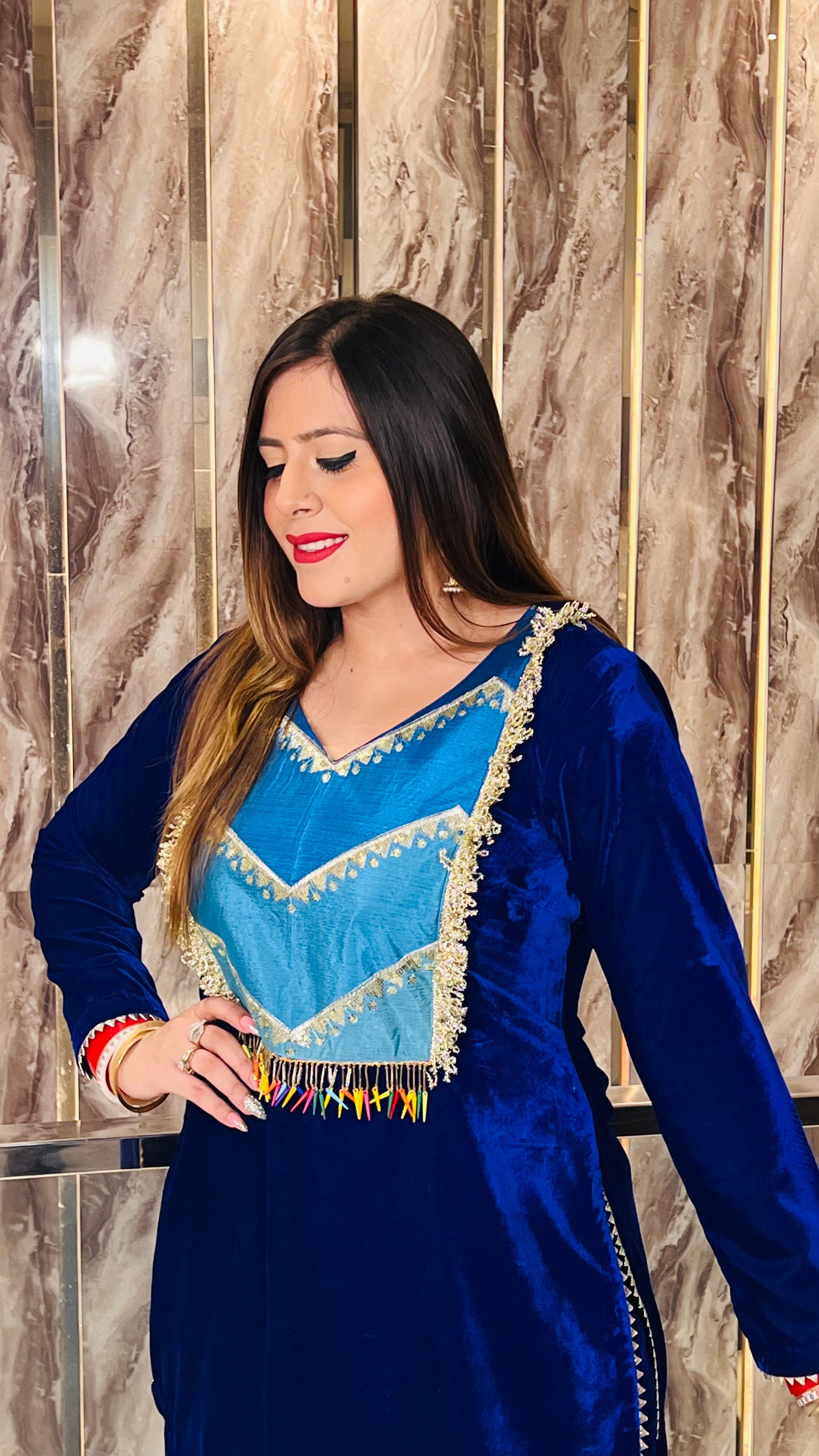 Blue Boho Co-Ord Set