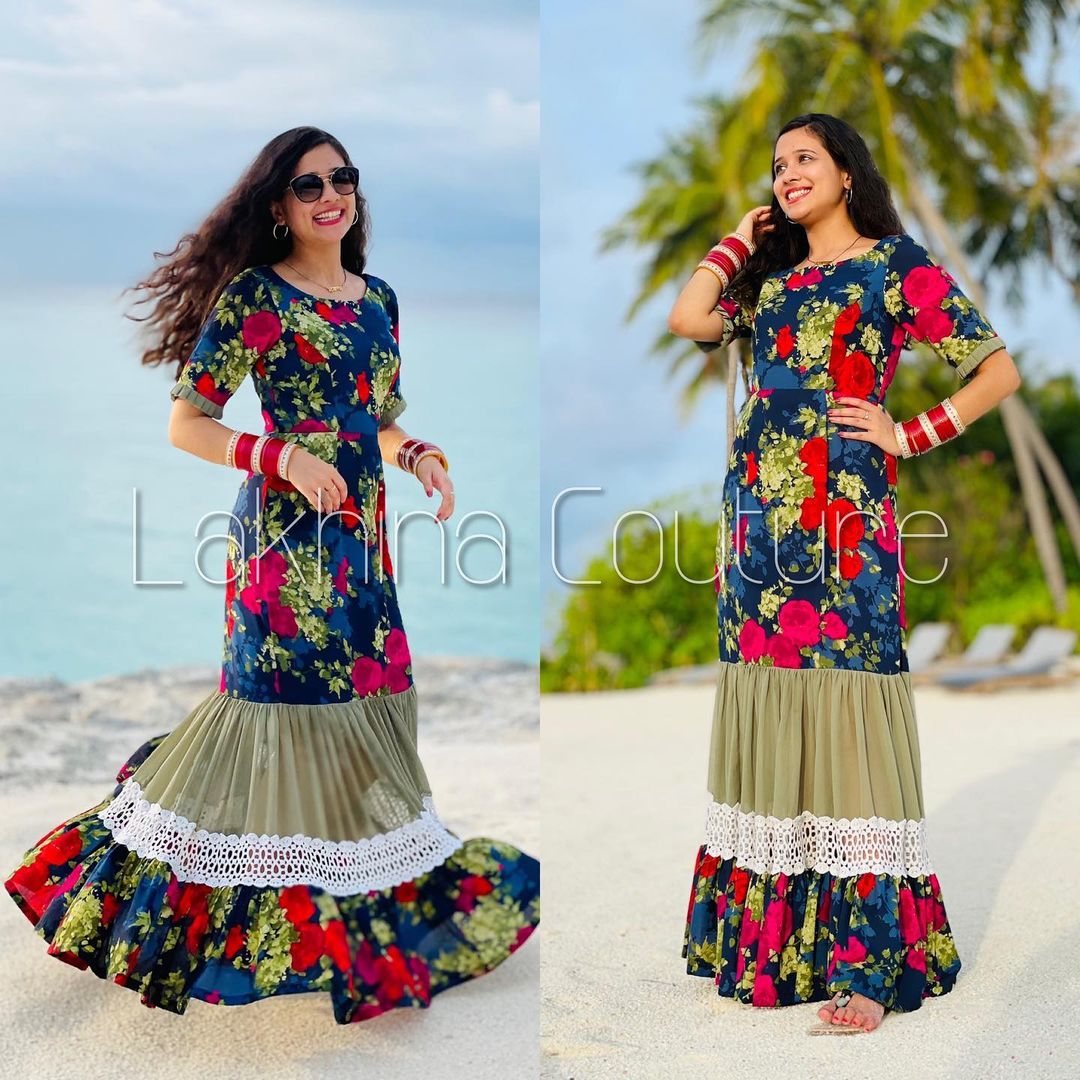 Navy Blue Summer Maxi