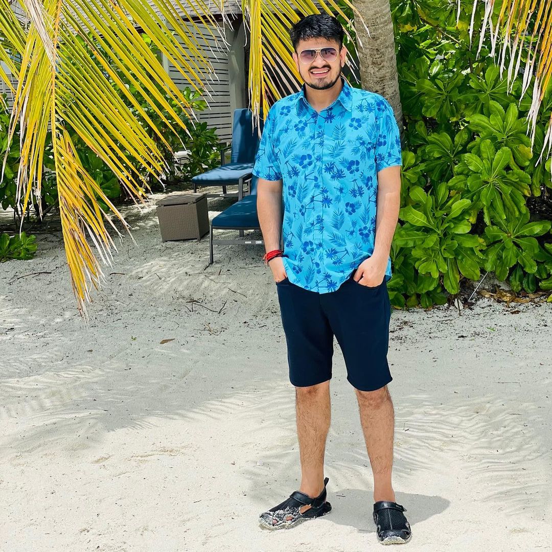 Menswear Turquoise Cotton Shirt