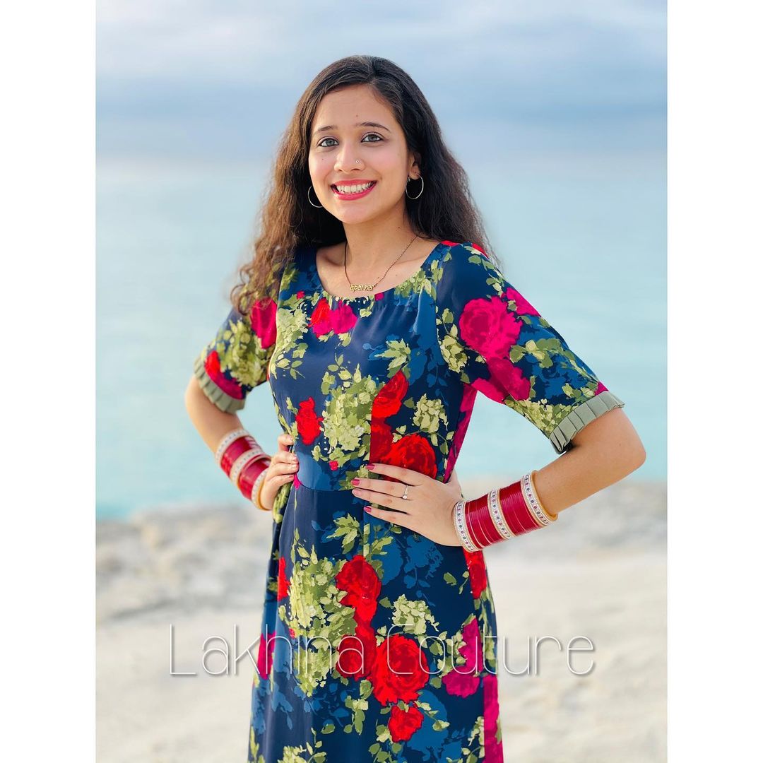 Navy Blue Summer Maxi