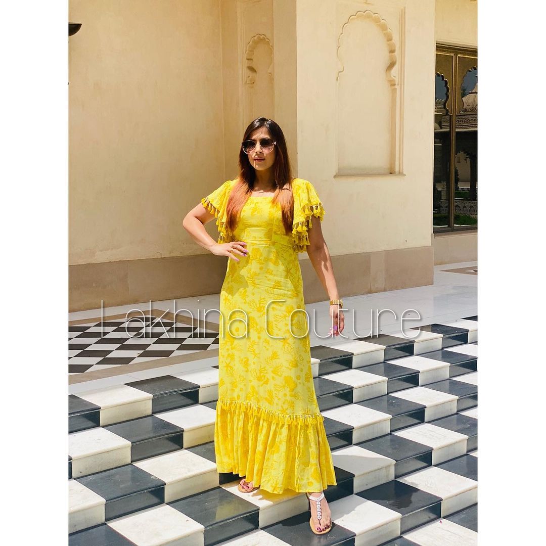 Yellow Seahorse Maxi