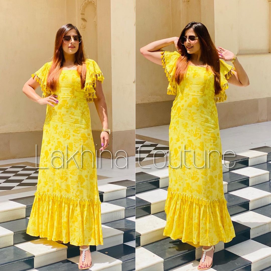 Yellow Seahorse Maxi