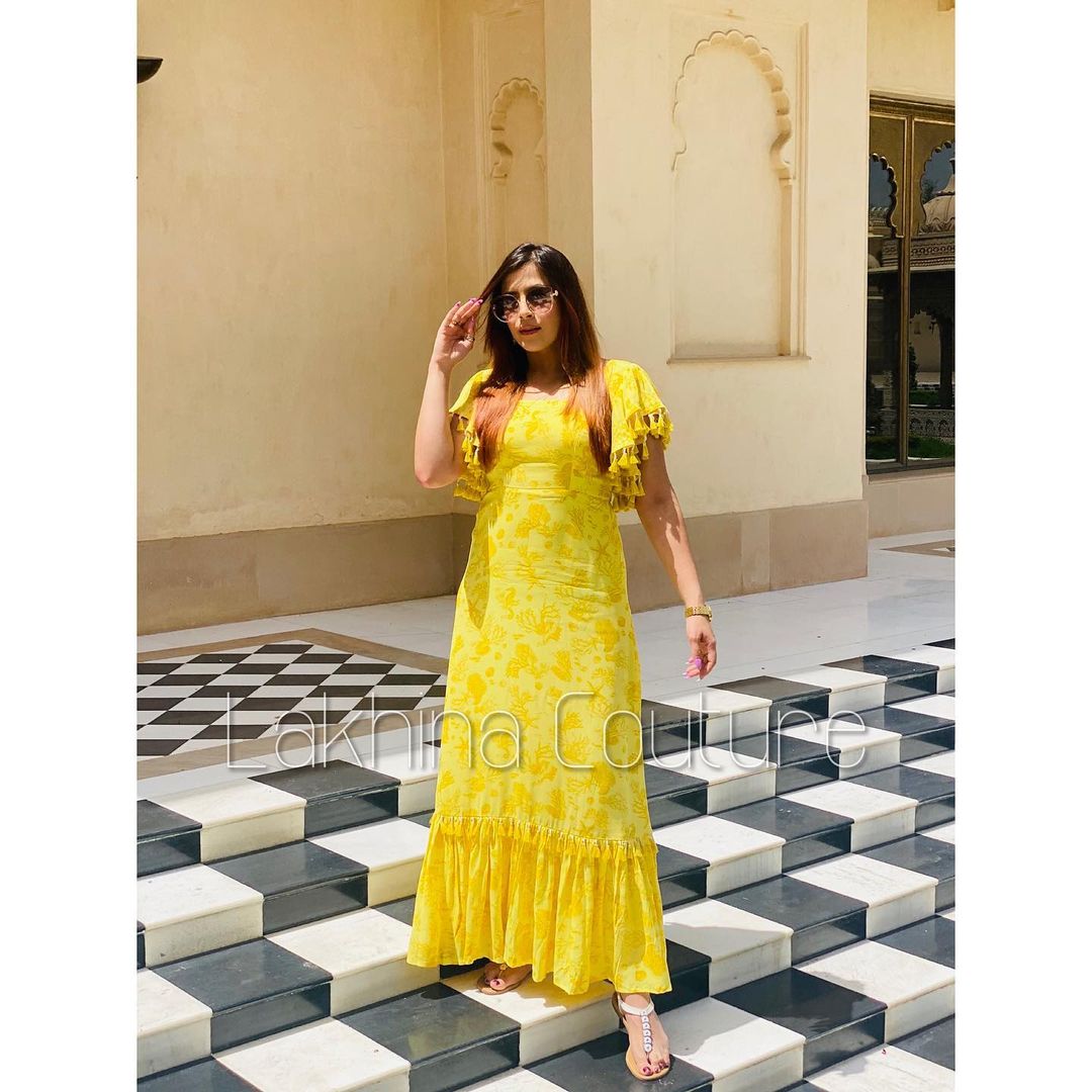 Yellow Seahorse Maxi