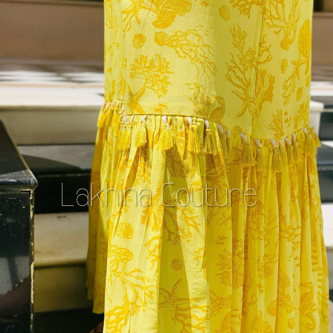 Yellow Seahorse Maxi