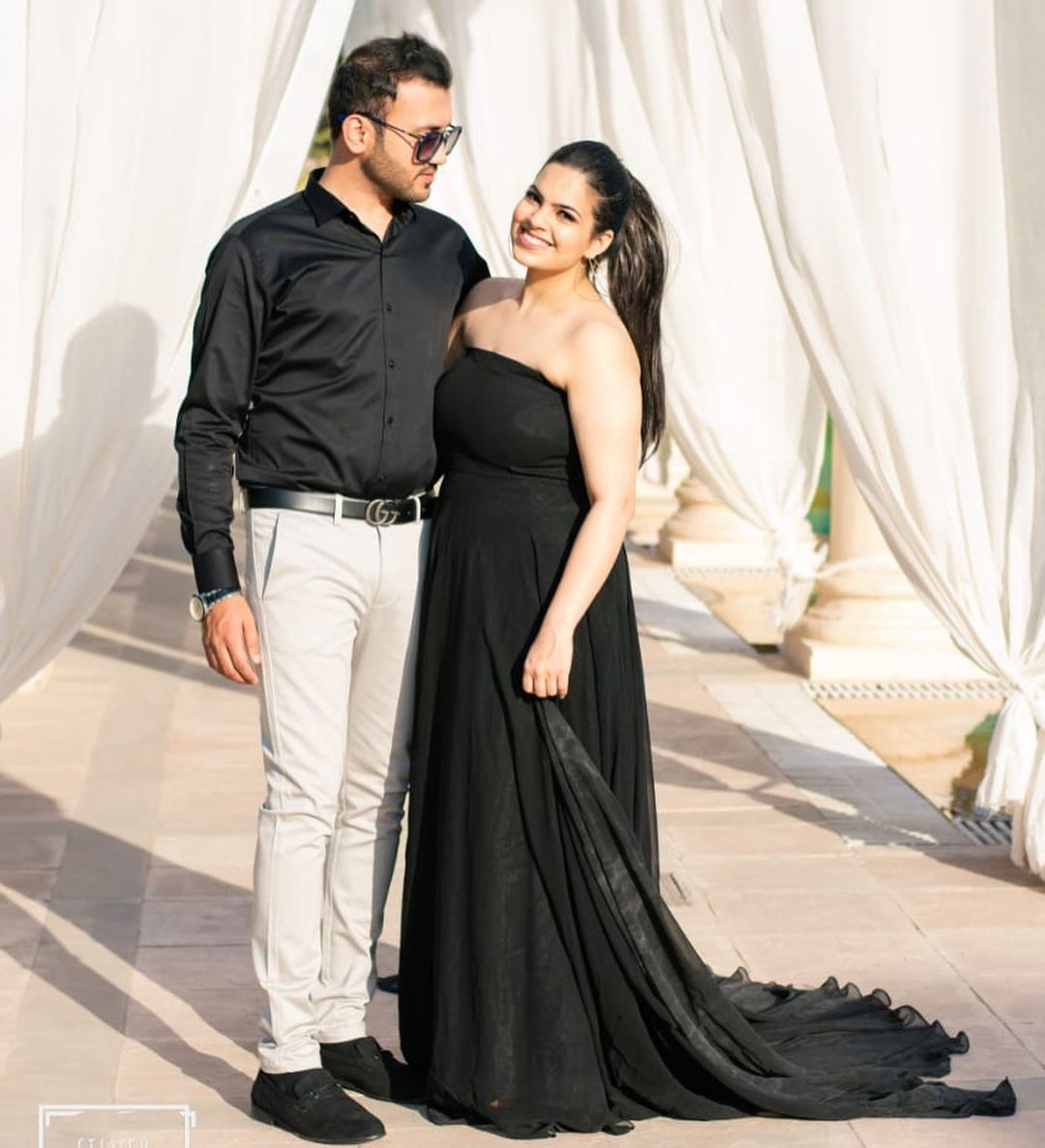 Black Tube Gown