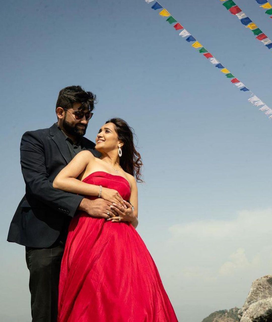 Cherry Silk Gown