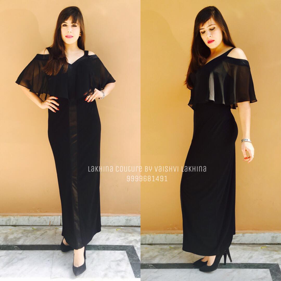 Black Haider Moss Maxi
