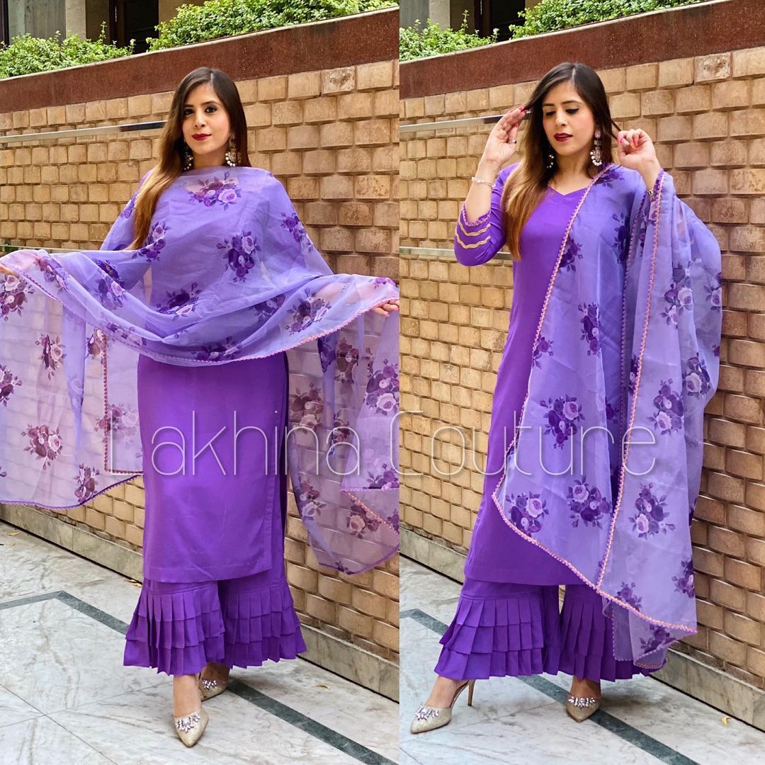 Periwinkle Purple Suit